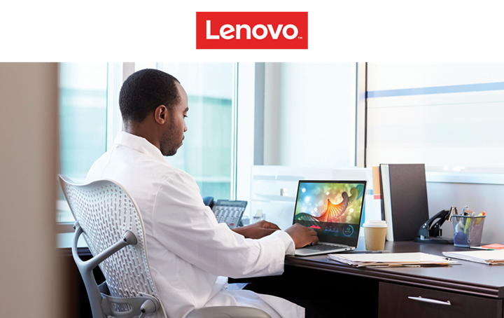 Lenovo — dentist on laptop