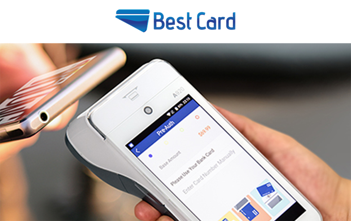 BestCard — paying with card reader