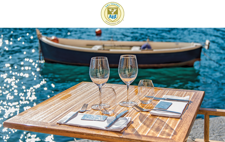 AHI Travel — water, boat, set table