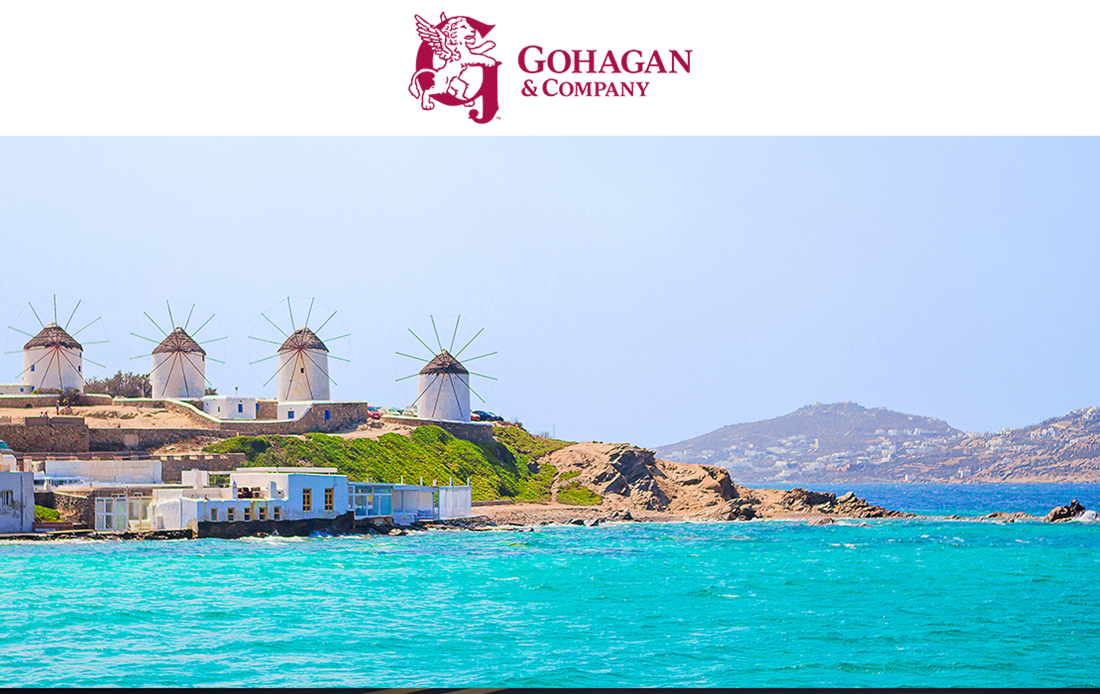 Gohagan & Company — sea and island view
