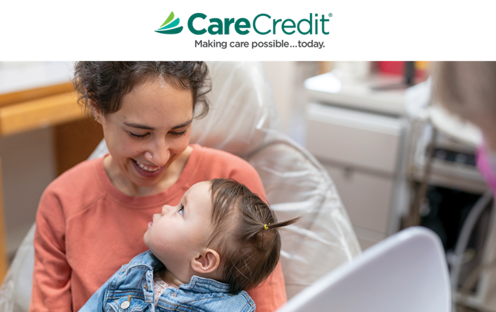 MemberAdvantage Care Credit Pediatric patient and caregiver