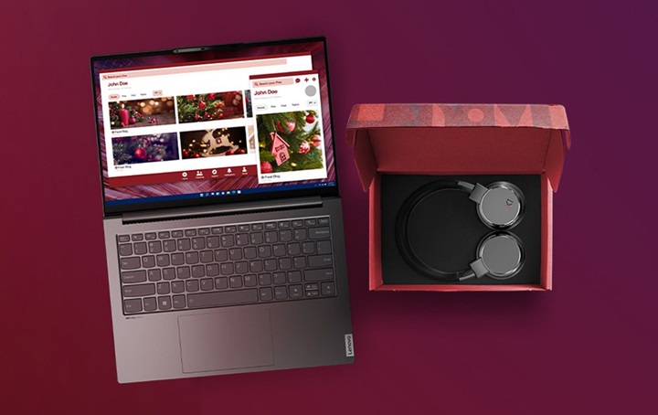 MemberAdvantage Lenovo laptop and headphones for holiday gift