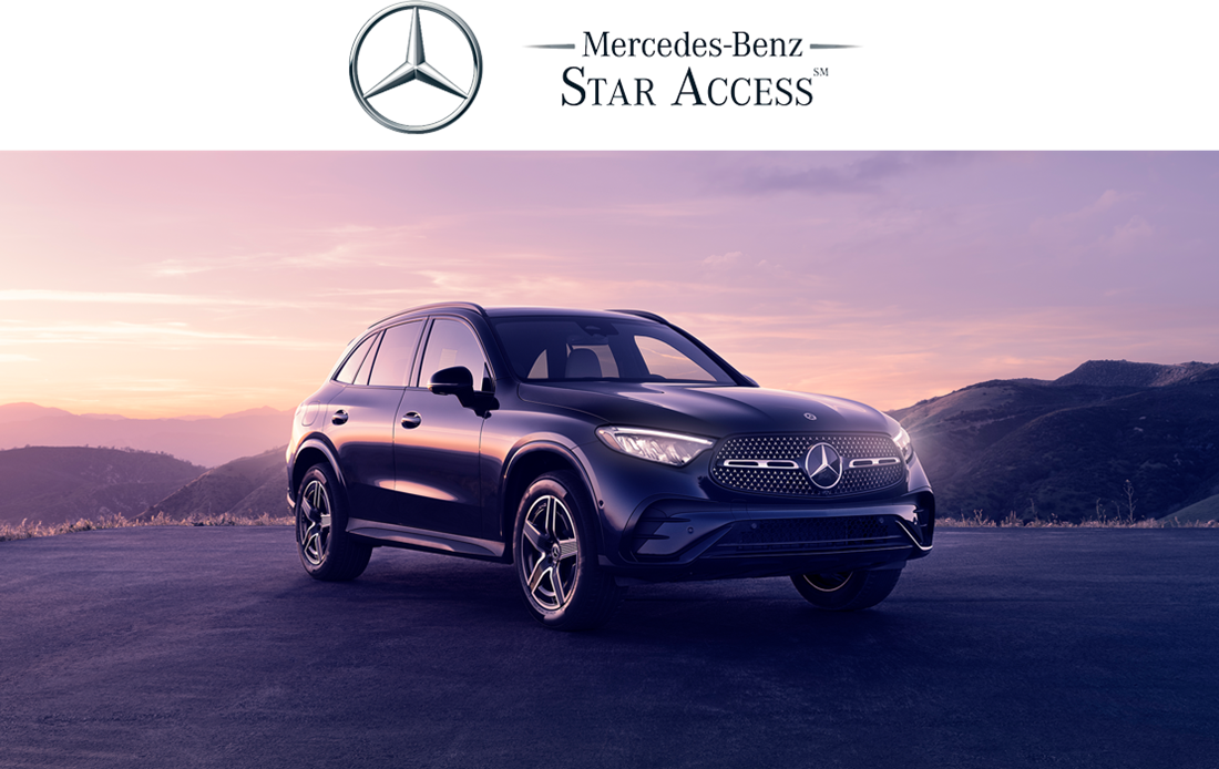 Mercedes Benz on the road