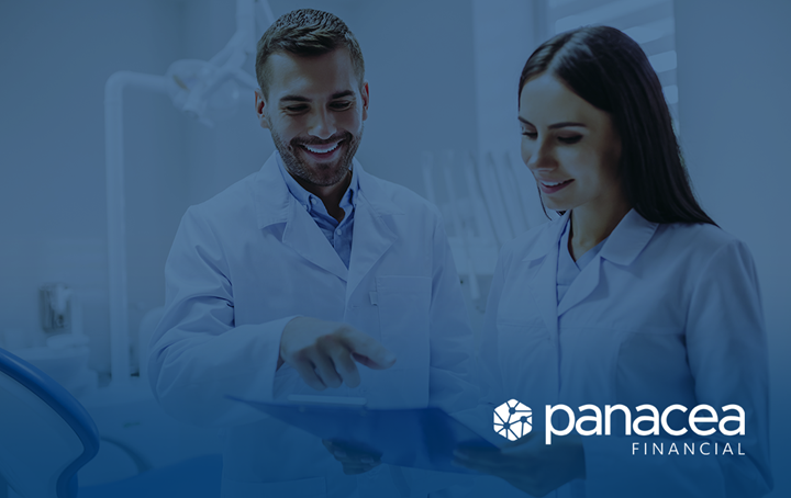 Panacea Financial image with 2 people smiling